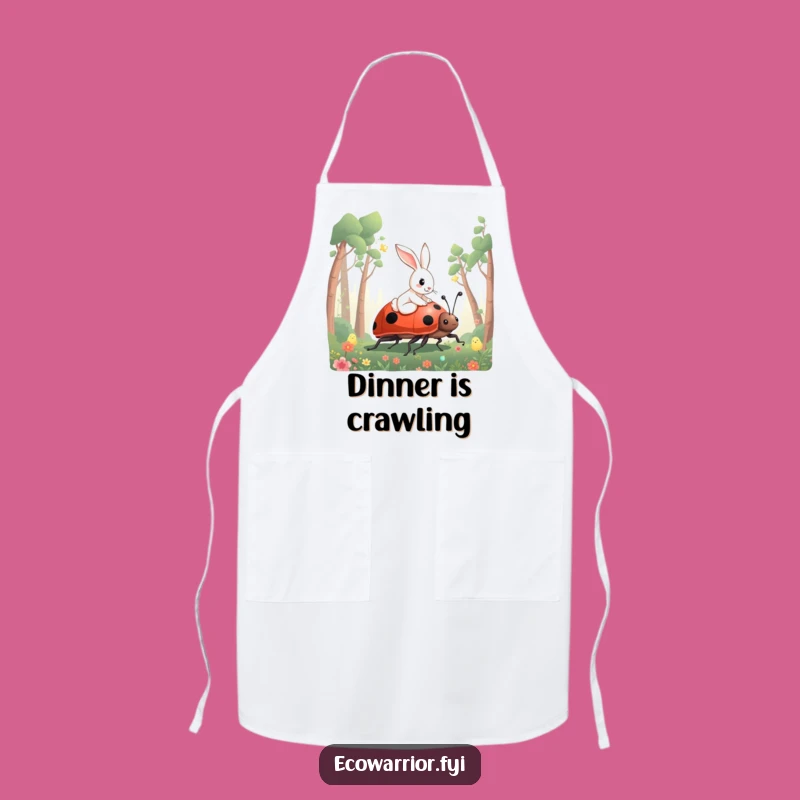 Funny Rabbit Ladybug Apron - Hilarious Forest Kitchen Gear