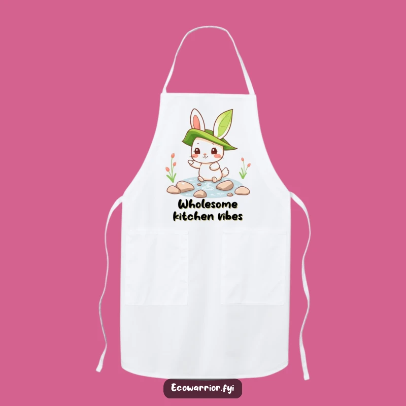 Funny Rabbit Apron: Nature's Chef Style, Hilarious Eco-Gift for Cooks