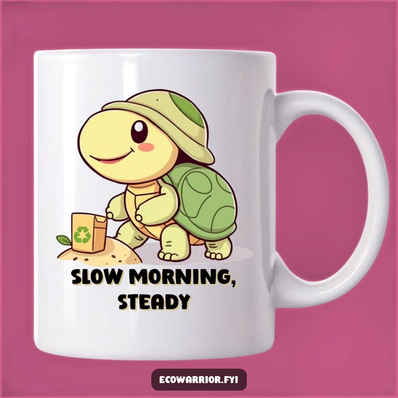 Funny Turtle Power Mug - Eco-Friendly Effort, Hilarious Gift