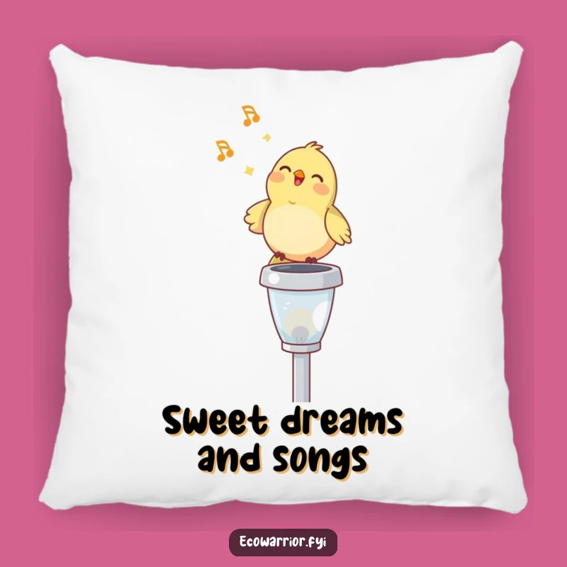 Funny Birdsong Pillow - Cozy Comfort, Cheerful Tune
