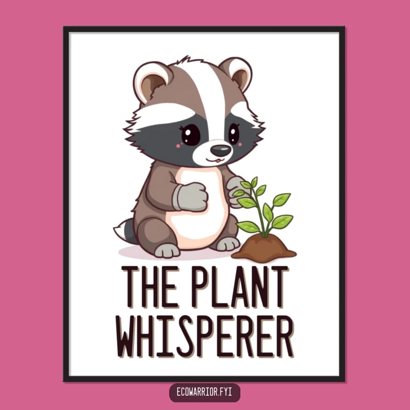 Funny Badger Digital Art: Instant Determination for Your Decor