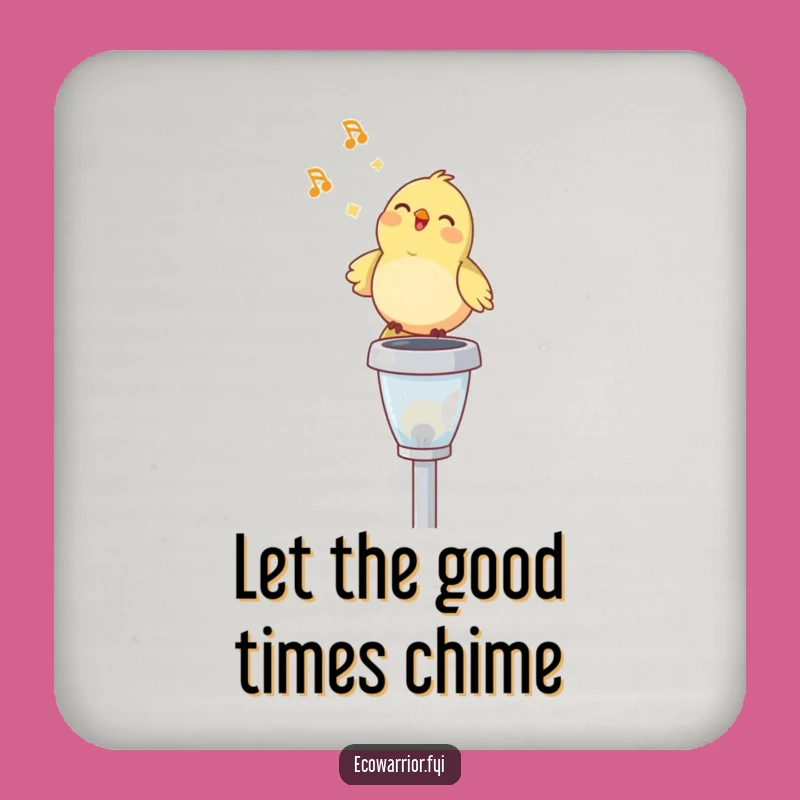 Funny Birdsong Coaster - Protect Surfaces with Melody