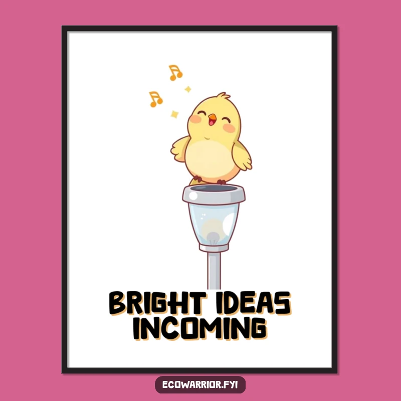 Funny Birdsong Poster - Art that Sings with Joy