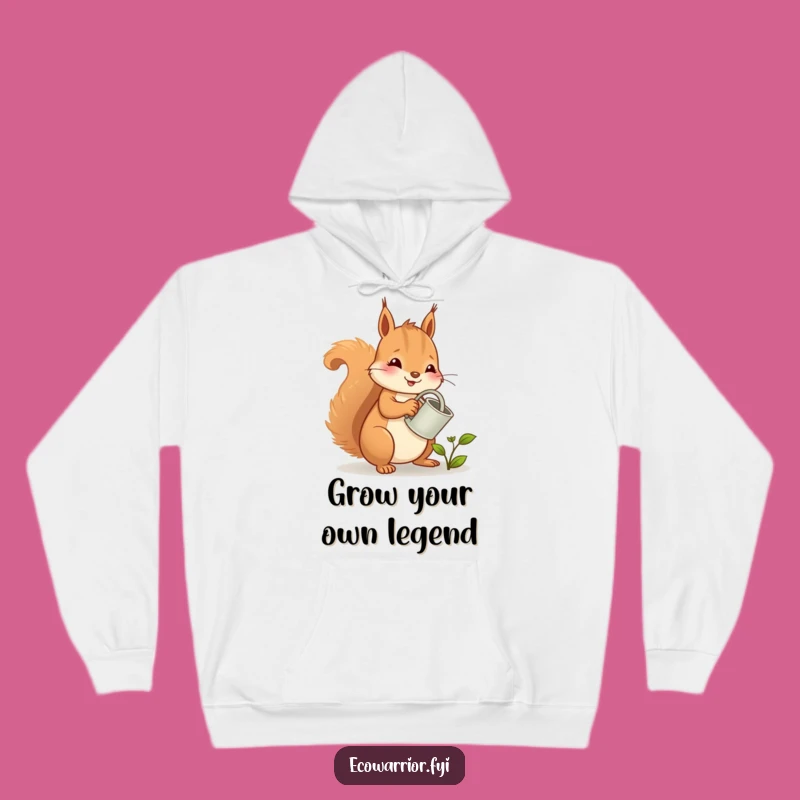 Funny Squirrel Hoodie: Cozy Gardener's Sweatshirt, Perfect Cheerful Gift