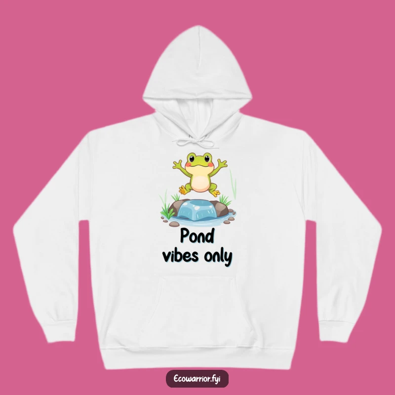 Funny Frog Jumping Hoodie: Cozy Comfort with a Hilarious Leap