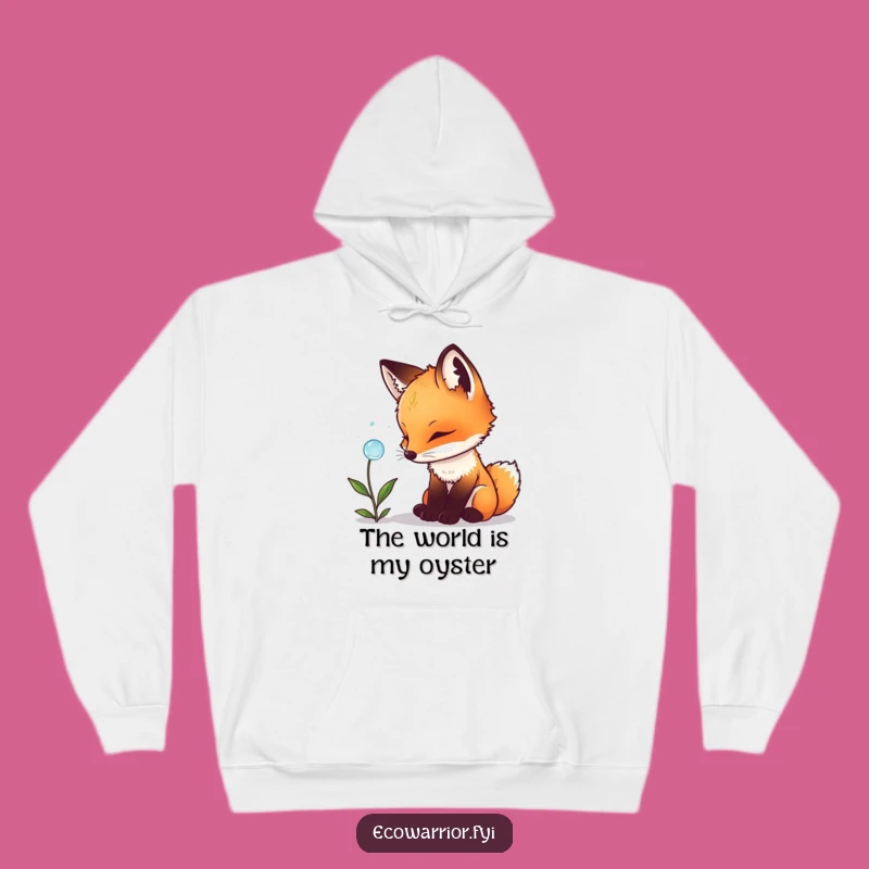 Funny Fox Cub Hoodie: Cozy Curious Animal Sweatshirt, Wonderful Nature Lover Gift Idea