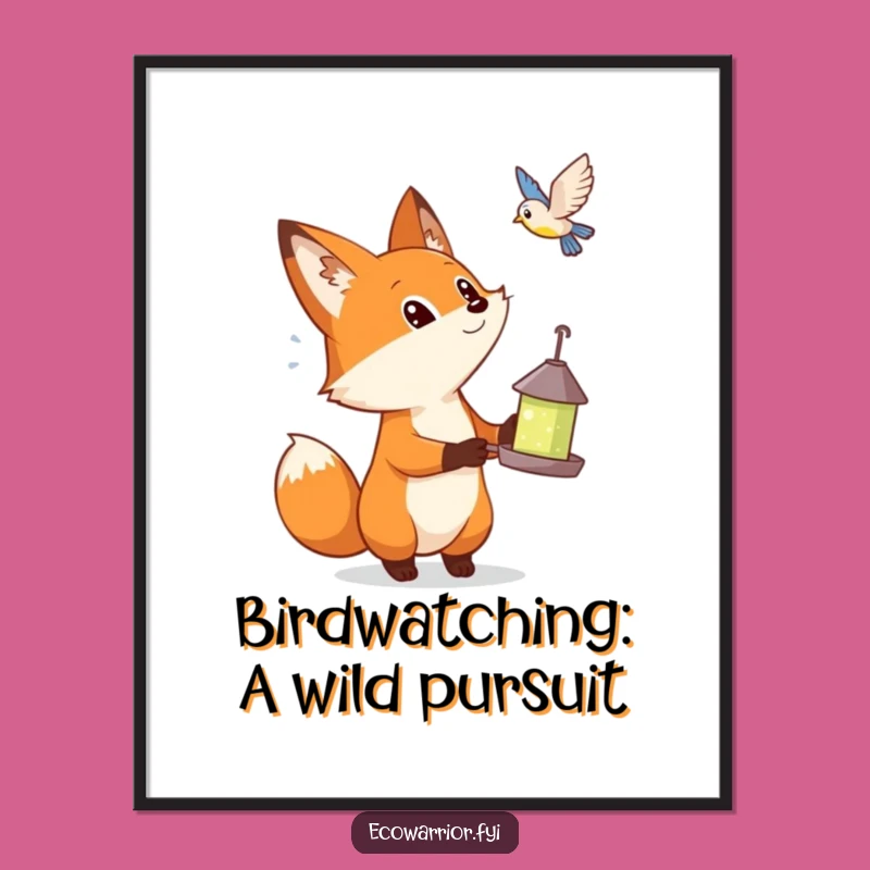 Funny Free Printable Wall Art: Curious Fox Gazing Up, Downloadable Cute Animal Decor