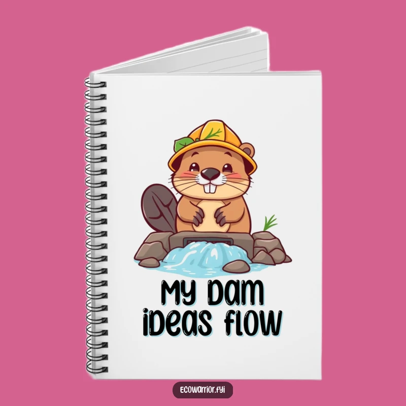 Funny Beaver Builder Notebook: Plan Your Projects with a Determined Beaver