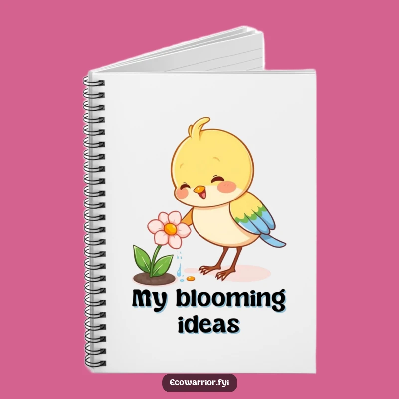 Funny Bird Watering Notebook: Joyful Gardener's Journal for Blooming Ideas