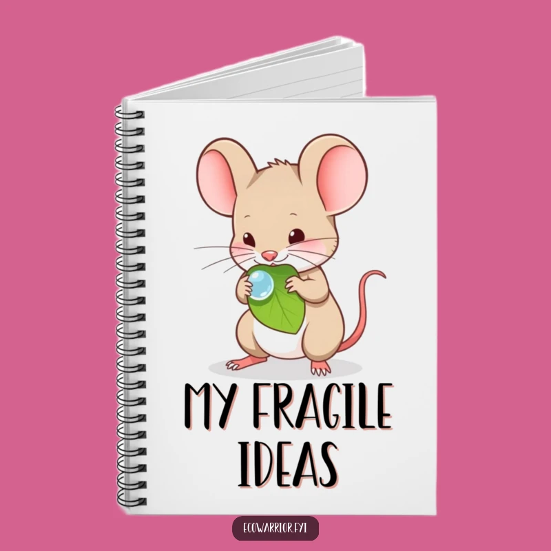 Funny Mouse Journal - Delicate Moments Notebook