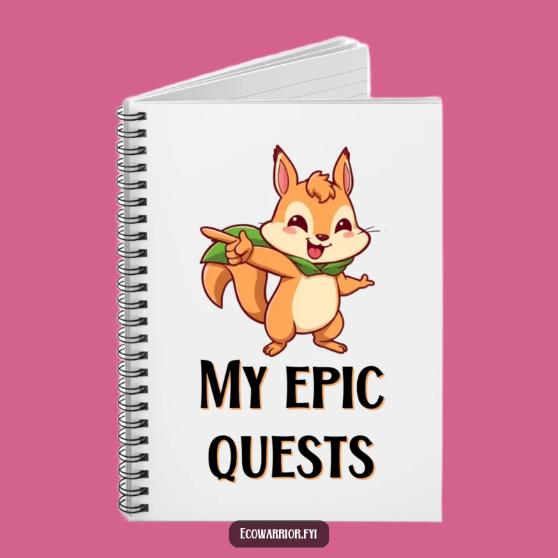 Funny Squirrel Adventure Notebook: Brave Squirrel Leading, Plan Your Expedition, Hilarious Gift