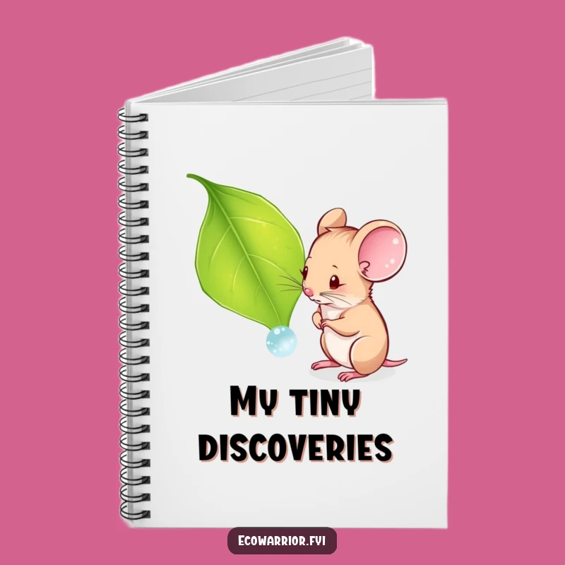 Funny Curious Mouse Notebook: Jot Down Ideas with Tiny Explorer, Hilarious Journal Gift