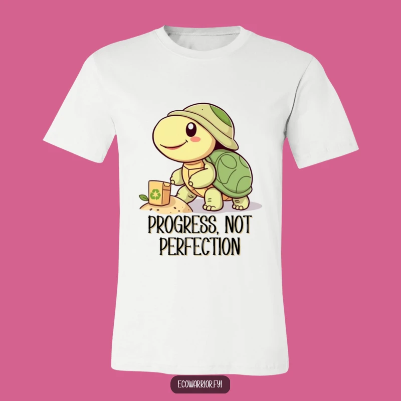 Funny Turtle Power T-Shirt - Sustainable Strides