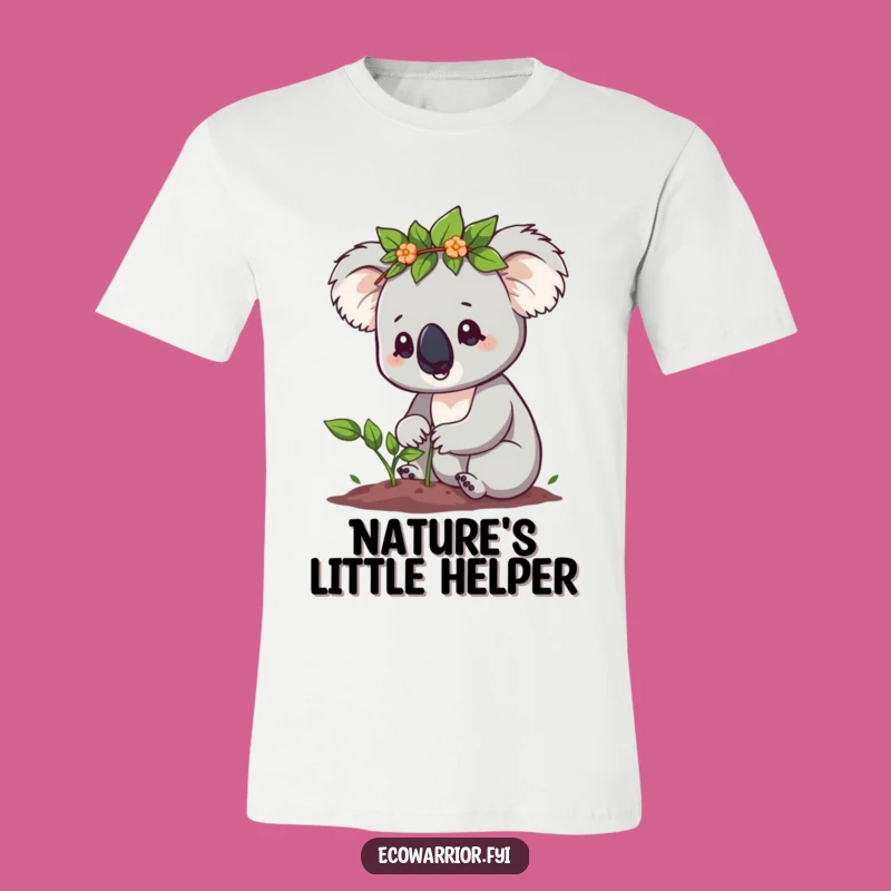 Funny Koala Sapling T-Shirt: Determined Gardener, Eco-Conscious Funny Gift