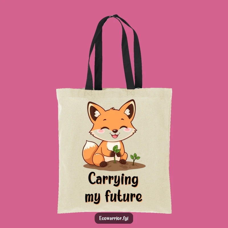 Funny Fox Gardener Tote Bag: Carry Your Enthusiasm, Eco-Friendly